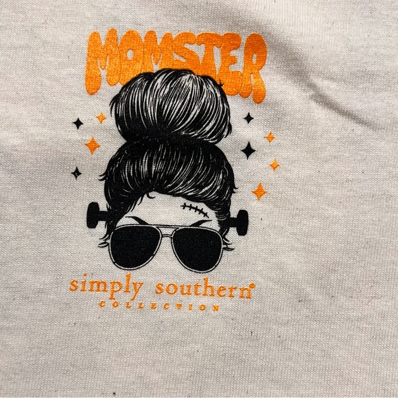 Halloween Tee Monsters Life Simply Southern 
SimplyCute Tees Size XL NWT - Picture 3 of 14